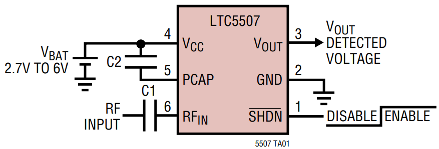 LTC5507ES6 TRPBF